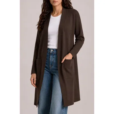 Love By Design Hudson Mid Thigh Lightweight Cardigan In Java