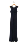 Love By Design Josetta Sleeveless Maxi Dress In Navy Blazer