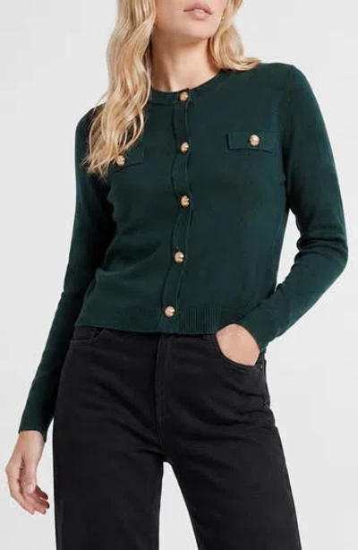 Love By Design Keira Chest Pocket Cardigan In Botanical Garden
