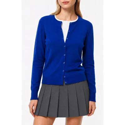 Love By Design Lightweight Garden Cardigan In Blue