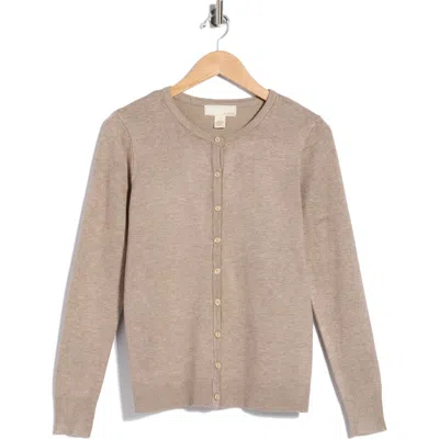 Love By Design Lightweight Garden Cardigan In Tapioca Heather