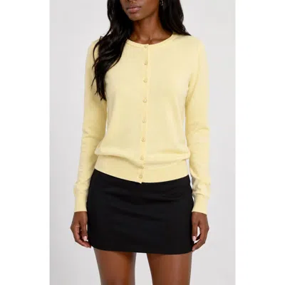Love By Design Lightweight Garden Cardigan In Yellow