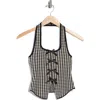 Love By Design Mia Halter Top In Black
