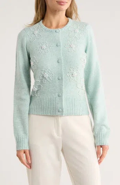 Love By Design Pearla Cardigan In Blue