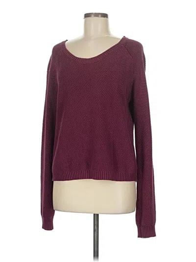 Pre-owned Love By Design Pullover Sweater In Burgundy