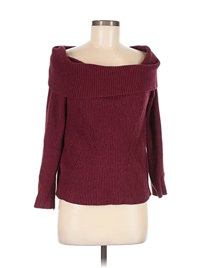 Pre-owned Love By Design Pullover Sweater In Burgundy