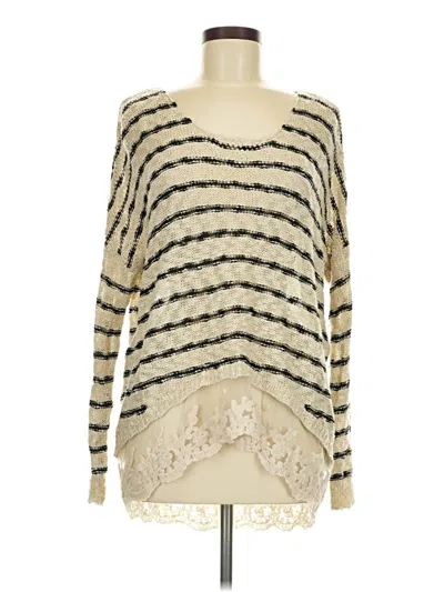 Pre-owned Love By Design Pullover Sweater In Ivory