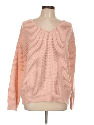 Pre-owned Love By Design Pullover Sweater In Pink