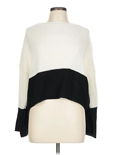 Pre-owned Love By Design Pullover Sweater In White