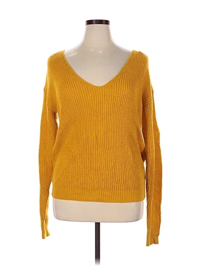 Pre-owned Love By Design Pullover Sweater In Yellow