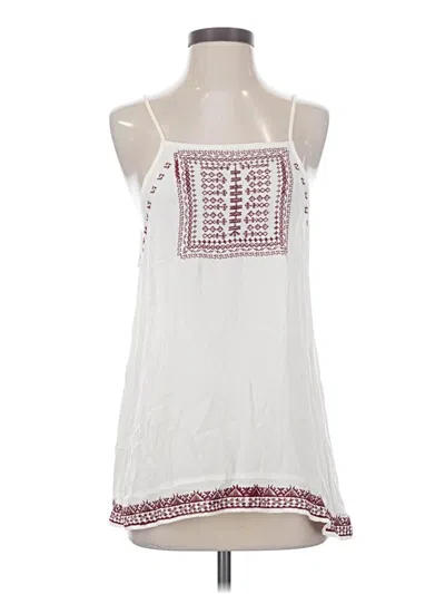 Pre-owned Love By Design Sleeveless Blouse In White