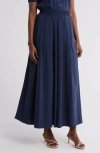 Love By Design Suzanne Wide Leg Pants In Navy Blazer