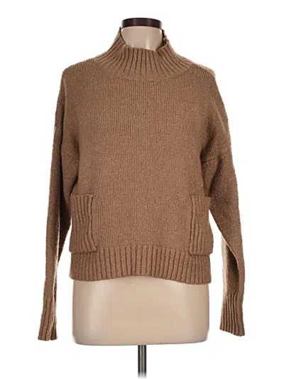 Pre-owned Love By Design Turtleneck Sweater In Brown