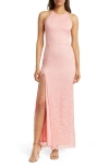 Love By Design Vesta Stretch Lace Maxi Dress In Mary's Rose