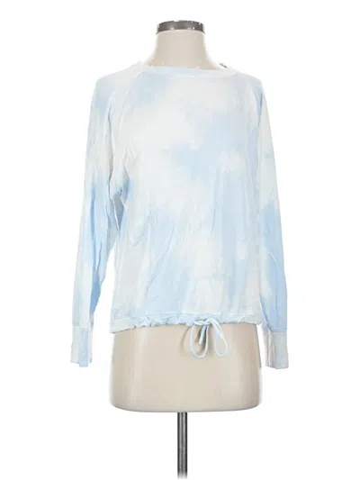 Pre-owned Love By Gap Long Sleeve Top Blue Cowl Neck Tops