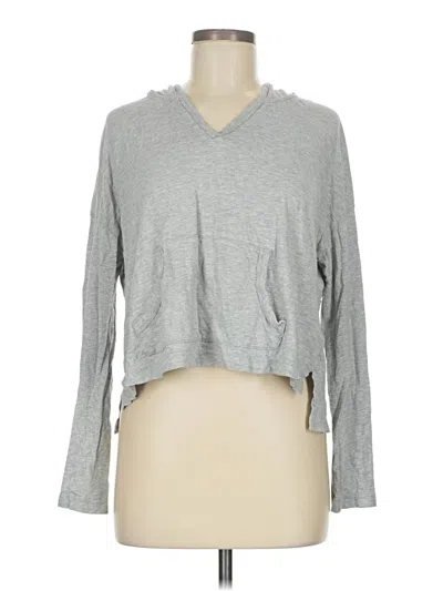 Pre-owned Love By Gap Long Sleeve Top Gray Cowl Neck Tops