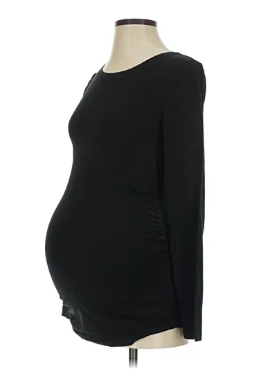 Pre-owned Love By Gap Long Sleeve T-shirt In Black