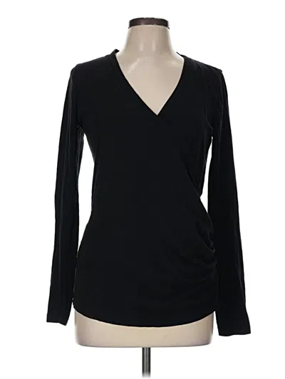 Pre-owned Love By Gap Long Sleeve T-shirt In Black