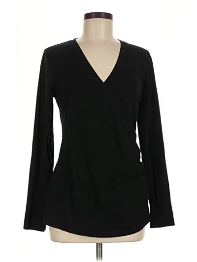 Pre-owned Love By Gap Long Sleeve T-shirt In Black