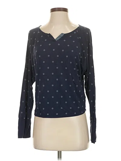Pre-owned Love By Gap Long Sleeve T-shirt In Blue