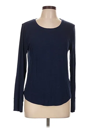 Pre-owned Love By Gap Long Sleeve T-shirt In Blue