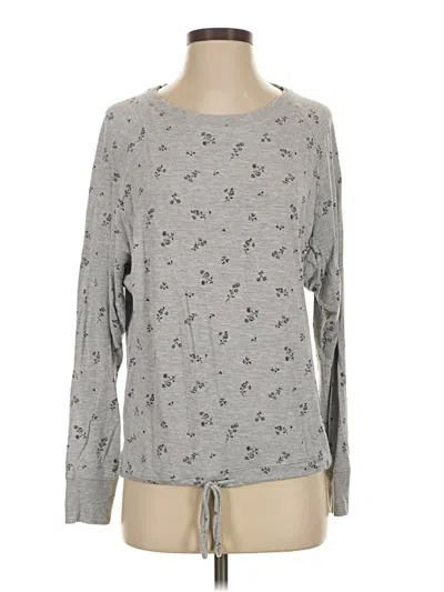 Pre-owned Love By Gap Long Sleeve T-shirt In Gray