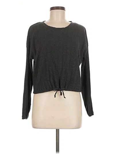 Pre-owned Love By Gap Long Sleeve T-shirt In Gray