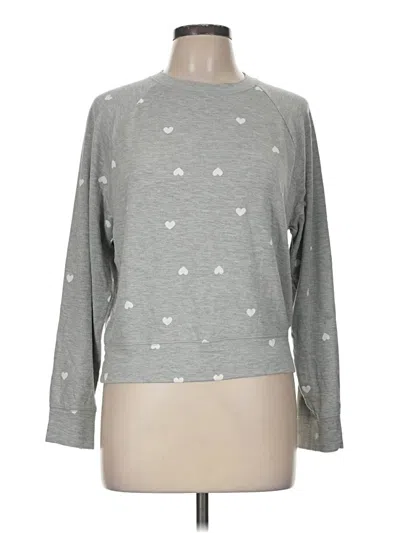 Pre-owned Love By Gap Long Sleeve T-shirt In Gray