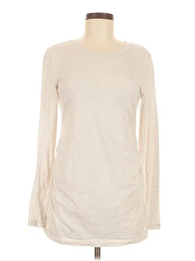 Pre-owned Love By Gap Long Sleeve T-shirt In Ivory