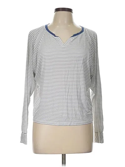 Pre-owned Love By Gap Long Sleeve T-shirt In Silver