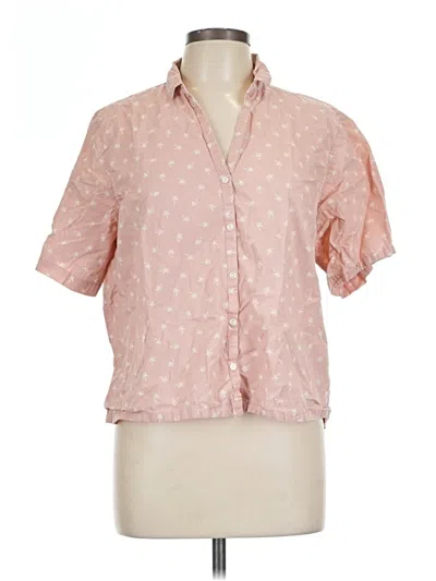 Pre-owned Love By Gap Short Sleeve Blouse In Pink