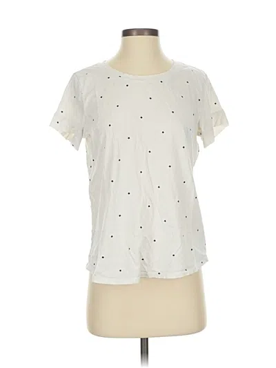 Pre-owned Love By Gap Short Sleeve T-shirt In White