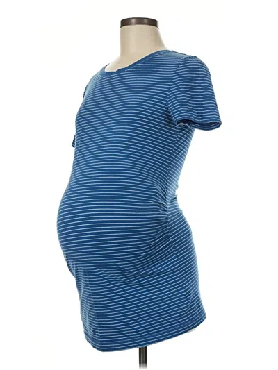 Pre-owned Love By Gap Short Sleeve T-shirt In Blue
