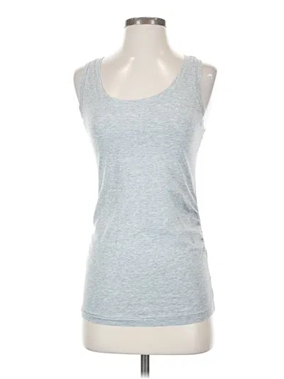 Pre-owned Love By Gap Tank Top Gray Halter Neckline Tops