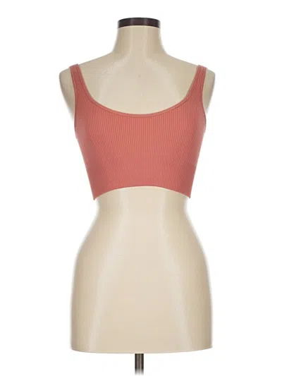 Pre-owned Love By Gap Tank Top Orange Strapless Neckline Tops