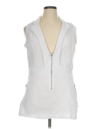 Pre-owned Love Casual Dress In White