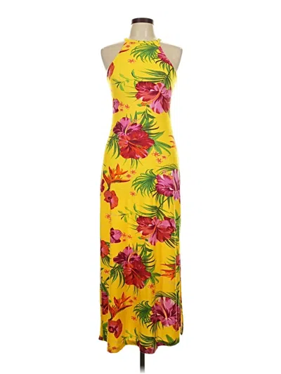 Pre-owned Love Casual Dress In Yellow