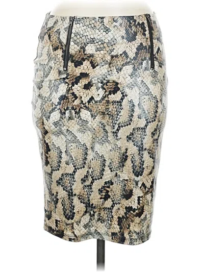 Pre-owned Love Casual Skirt In Silver