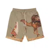 Love-closely Camel Short Men's Shorts In Multi