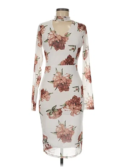 Pre-owned Love Cocktail Dress In Gray