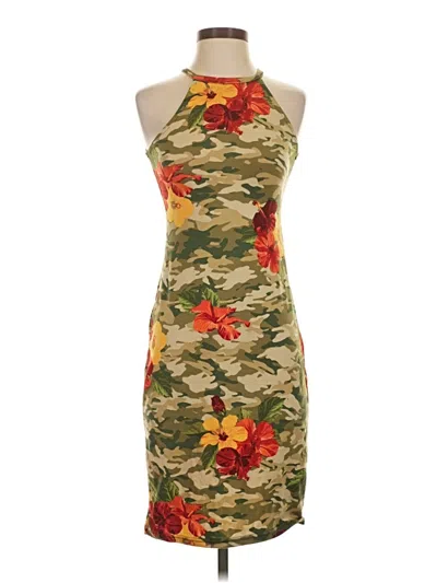 Pre-owned Love Cocktail Dress In Tan