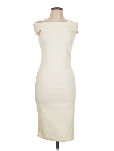 Pre-owned Love Cocktail Dress In White
