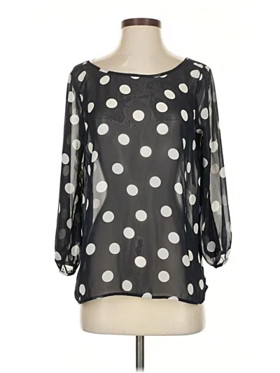 Pre-owned Love Culture 3/4 Sleeve Blouse In Blue