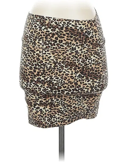 Pre-owned Love Culture Casual Skirt In Brown