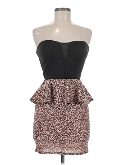 Pre-owned Love Culture Cocktail Dress In Black
