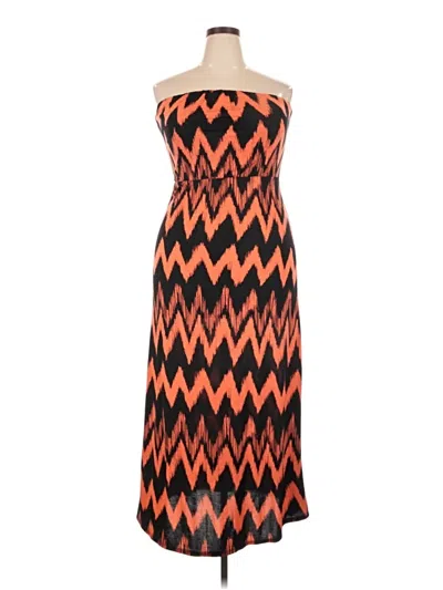Pre-owned Love Culture Cocktail Dress In Orange