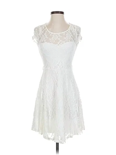 Pre-owned Love Culture Cocktail Dress In White