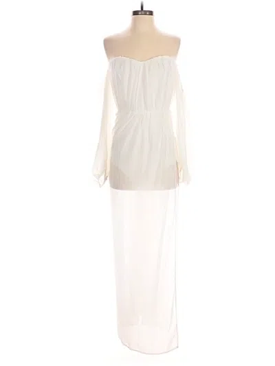 Pre-owned Love Culture Jumpsuit In White