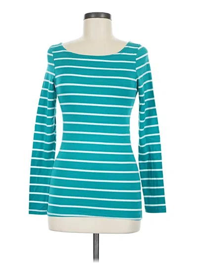 Pre-owned Love Culture Long Sleeve T-shirt In Teal