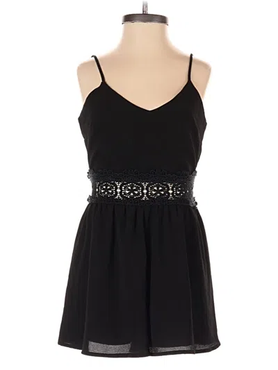 Pre-owned Love Culture Romper In Black